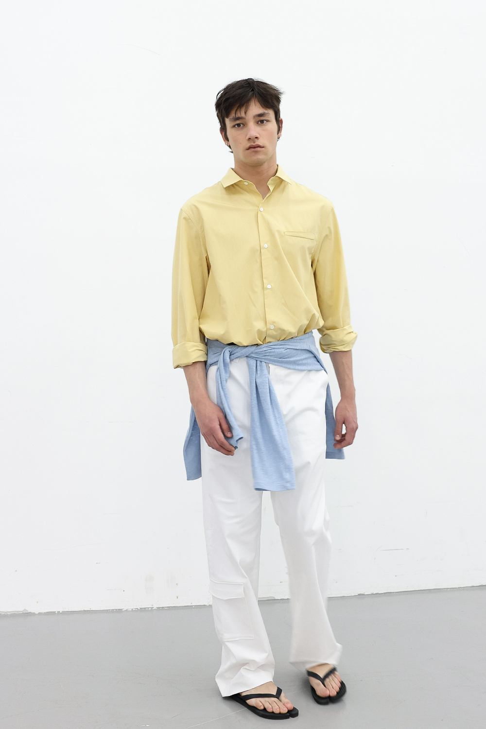 [ANYTIME LOREAK] FREESIA BLOOM SHIRT - YELLOW