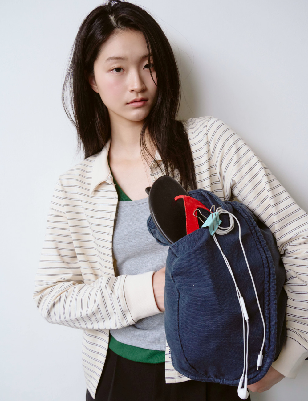 [GEN:RE] Archive Trouser Bag Navy