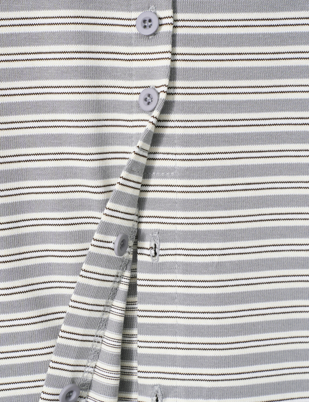 [GEN:RE] Any Way Pique Shirt Gray