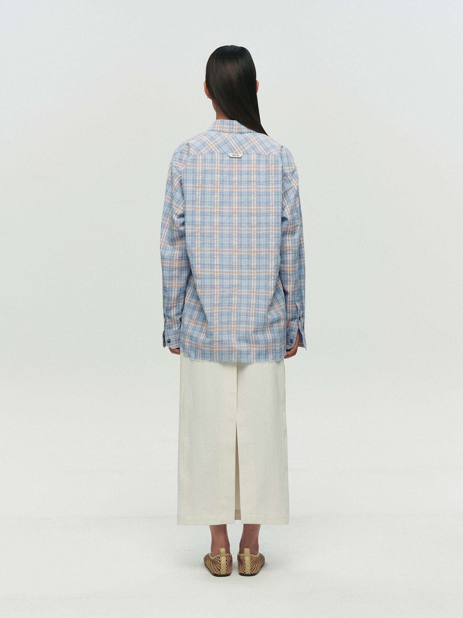 [HEUTE] REGULAR COLLAR MARCO SHIRT (BLUE)