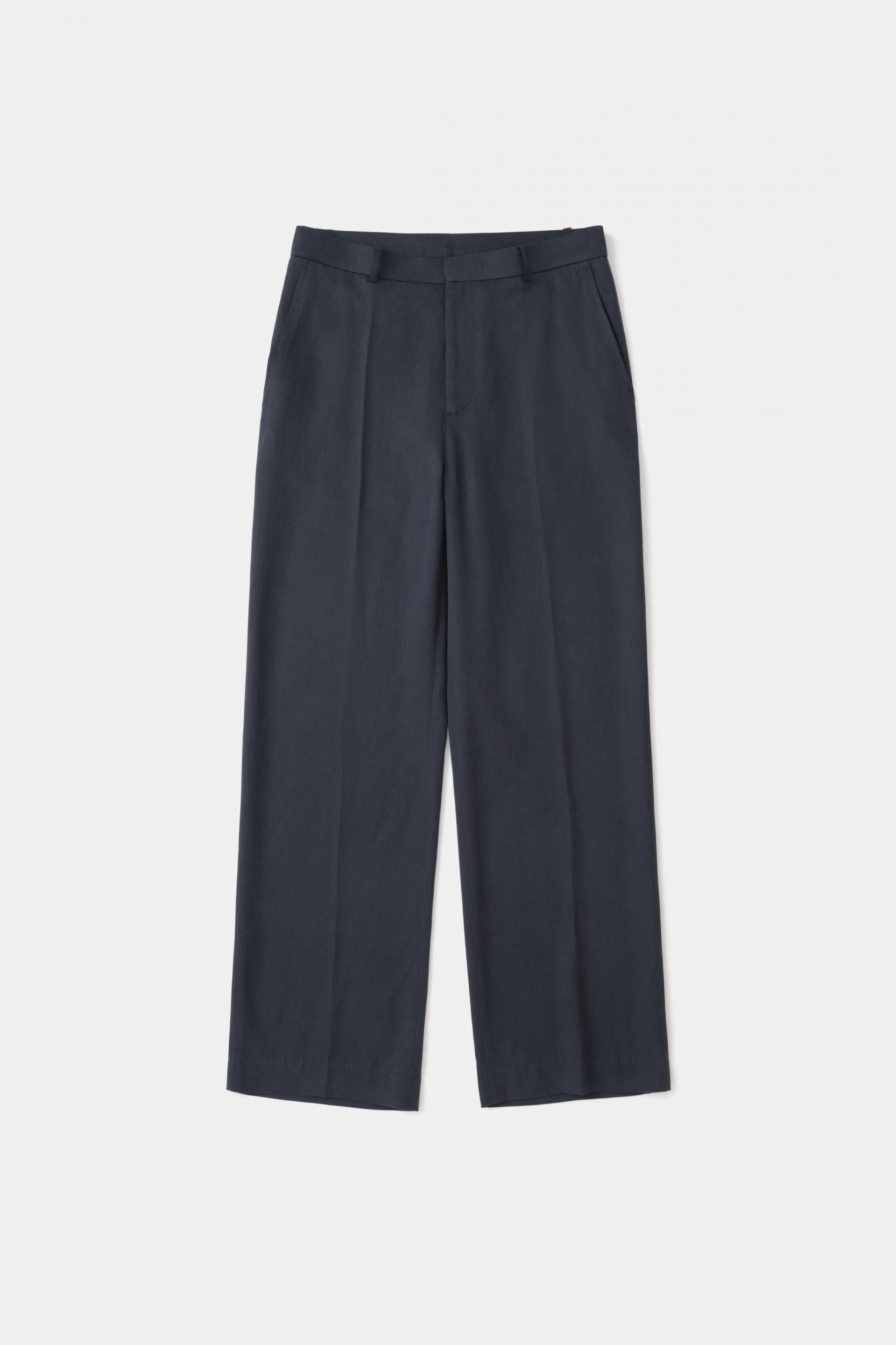 [KANGJUNGSEOK] HIRA SLACKS,Navy