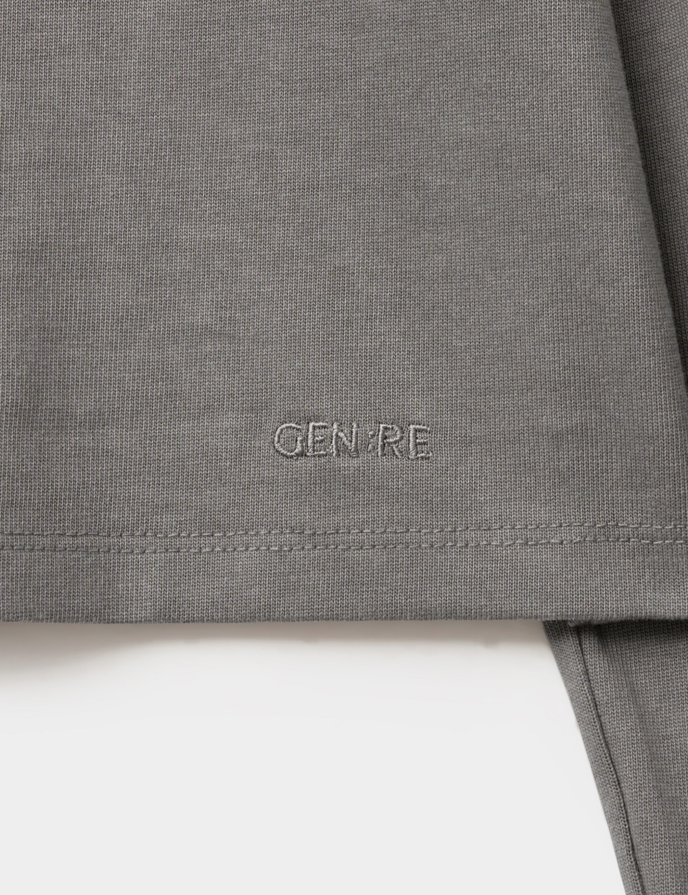 [GEN:RE] Pivot Tape Polo Shirt Navy Grey