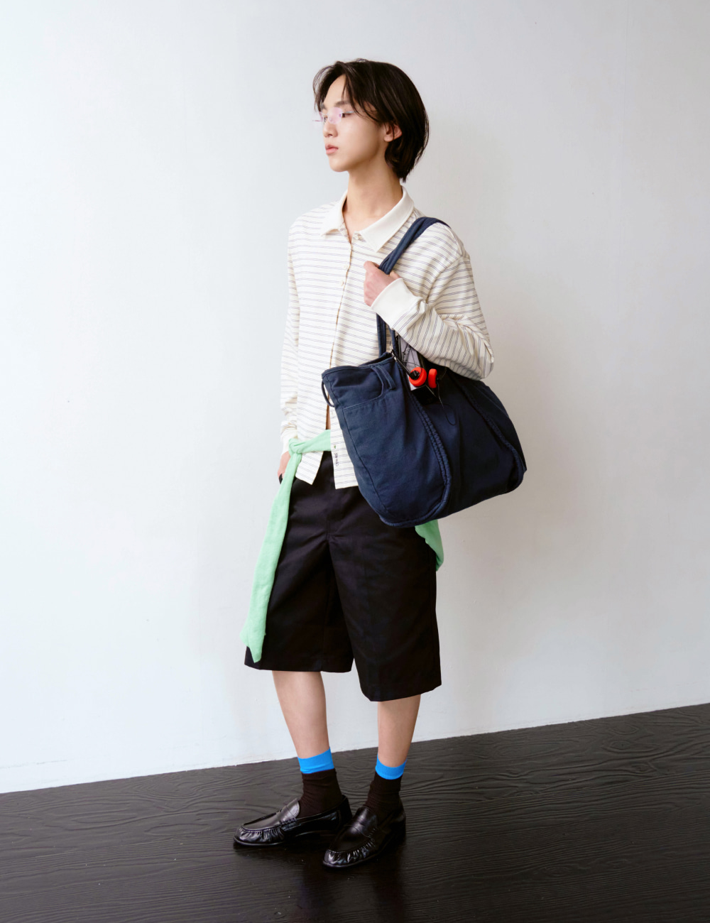 [GEN:RE] Any Way Pique Shirt Cream