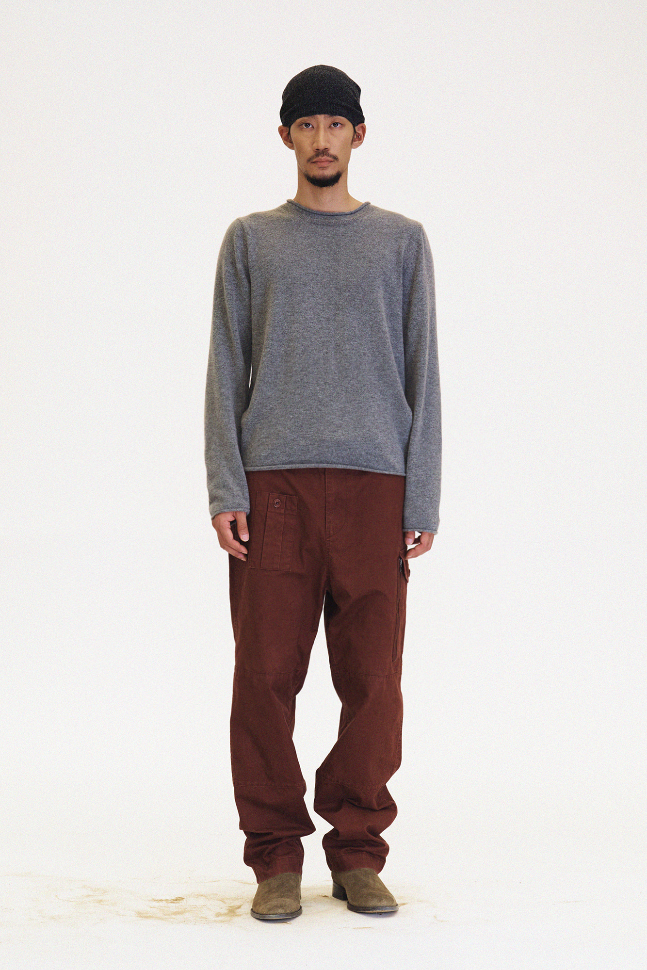 [SURFACE EDITION] WASHED COMBAT TROUSERS RED