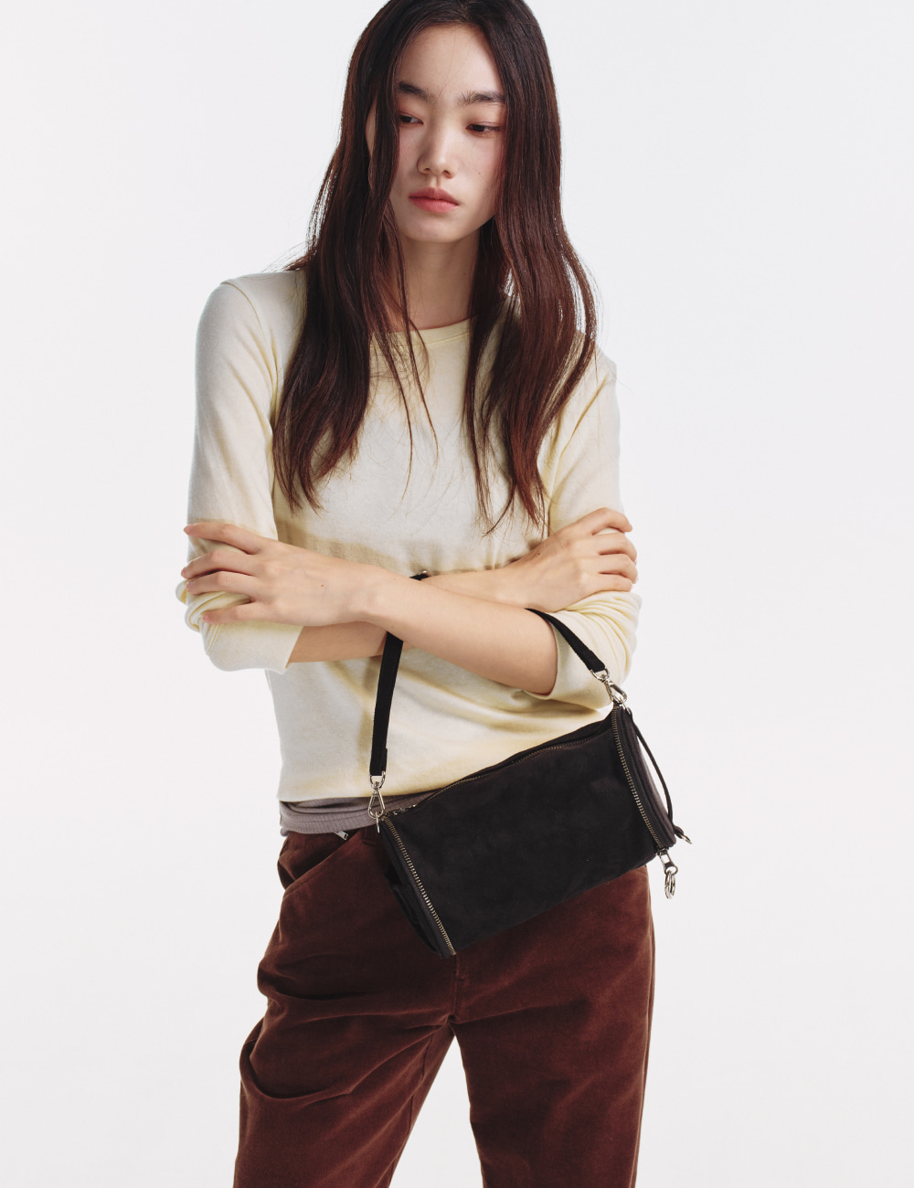 [GEN:RE] Archive Trouser Round Bag Black