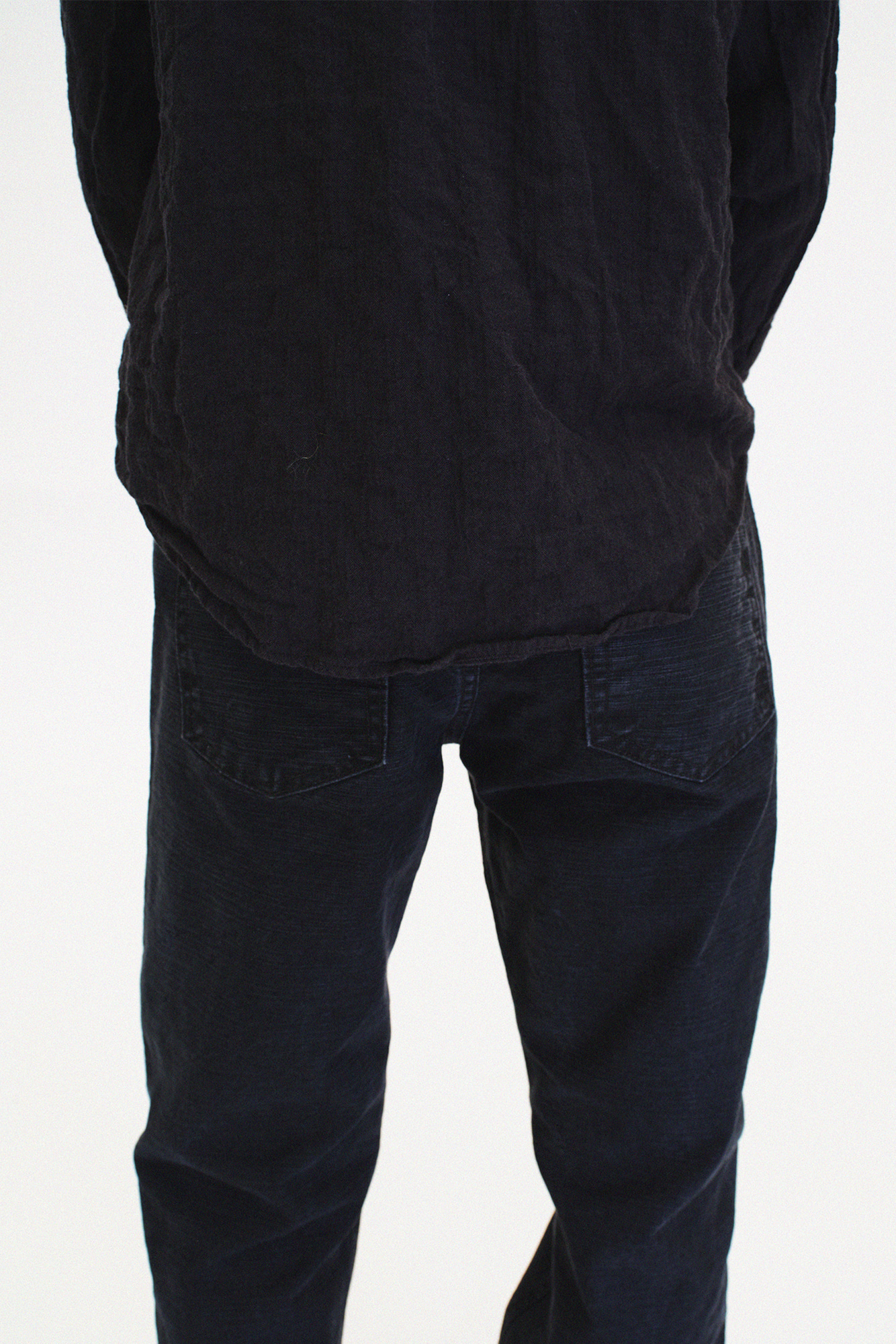 [SURFACE EDITION] BRUSHED WORK SHIRTS BLACK