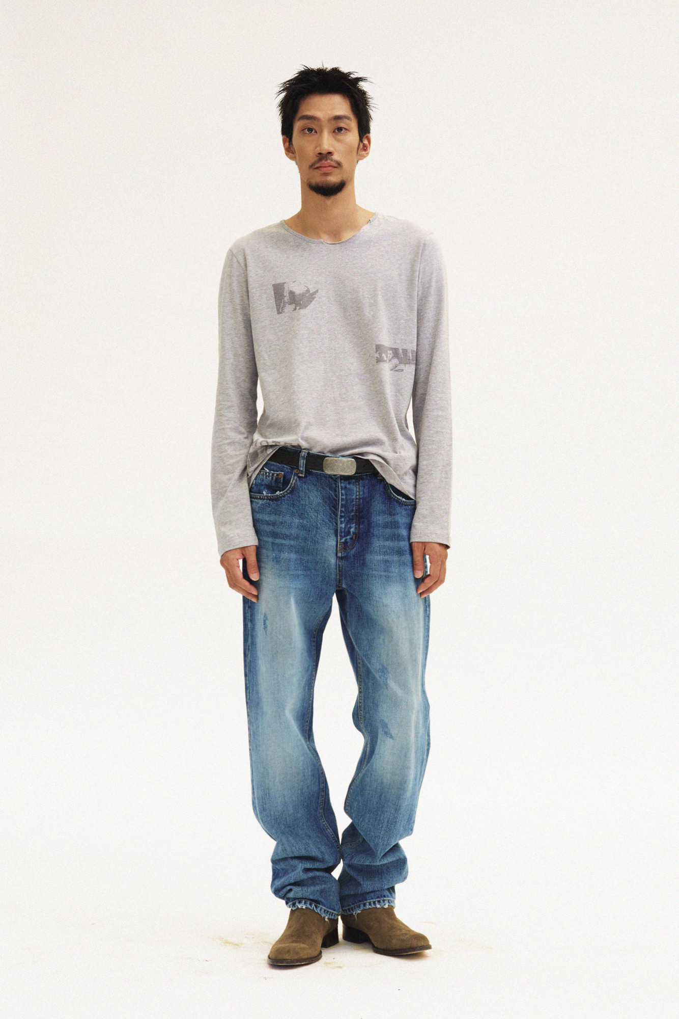 [SURFACE EDITION] DISCONNECT LONG SLEEVE TSHIRT GRAY
