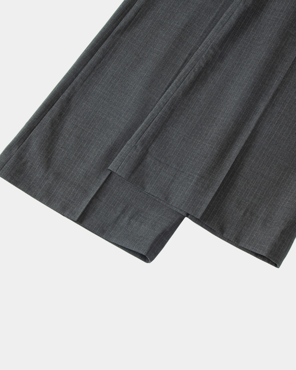[kineto] Pin Stripe Wool Flare Pants_Grey