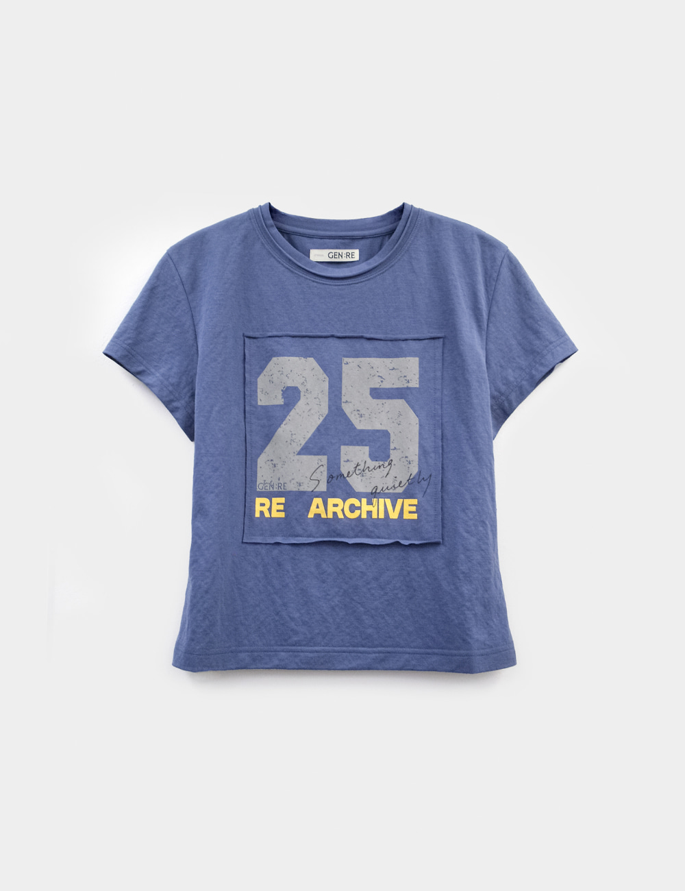 [GEN:RE] Patched Number T-shirt