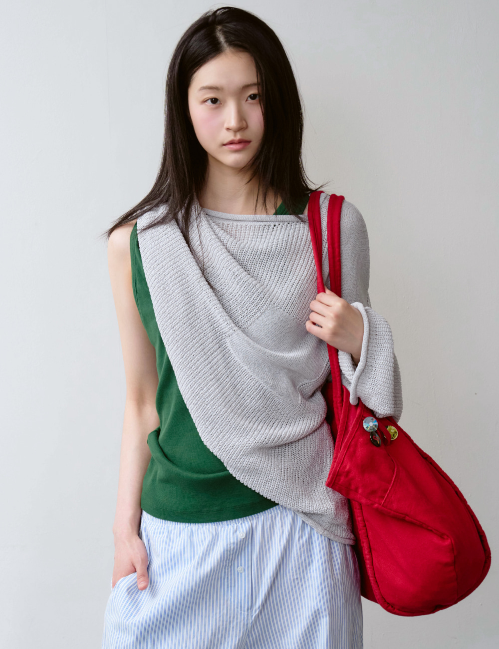 [GEN:RE] Archive Trouser Bag Red