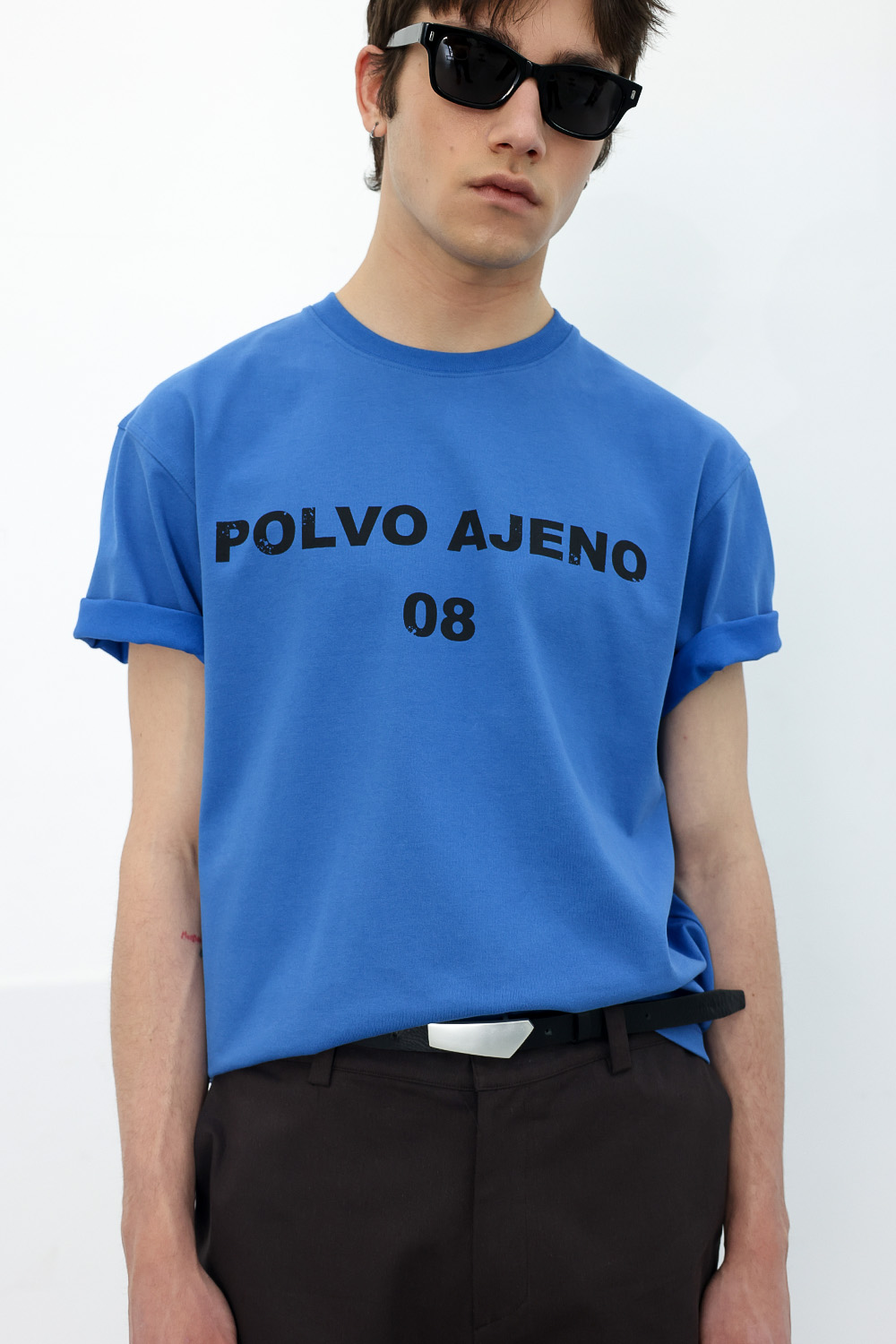 [ANYTIME LOREAK] PRIMROSE HALF TEE - BLUE
