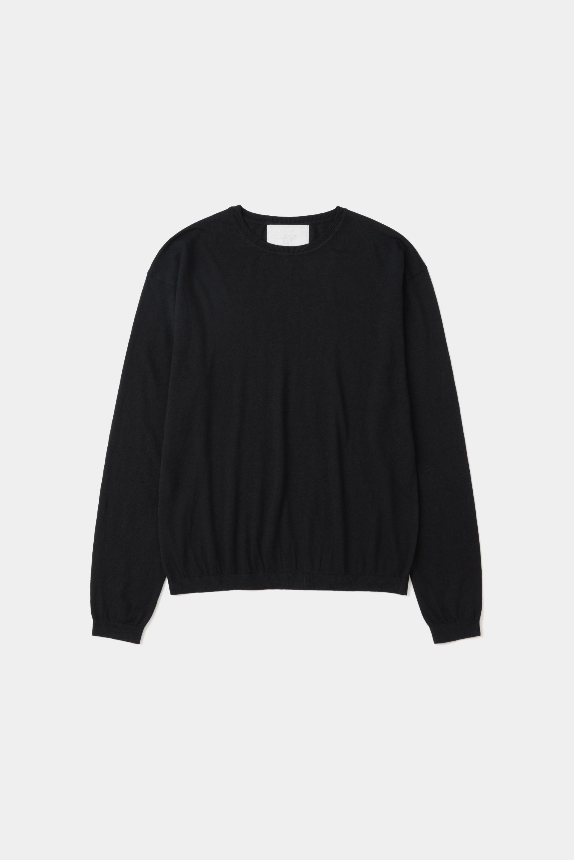 [KANGJUNGSEOK] PERMANENT KNIT,Black