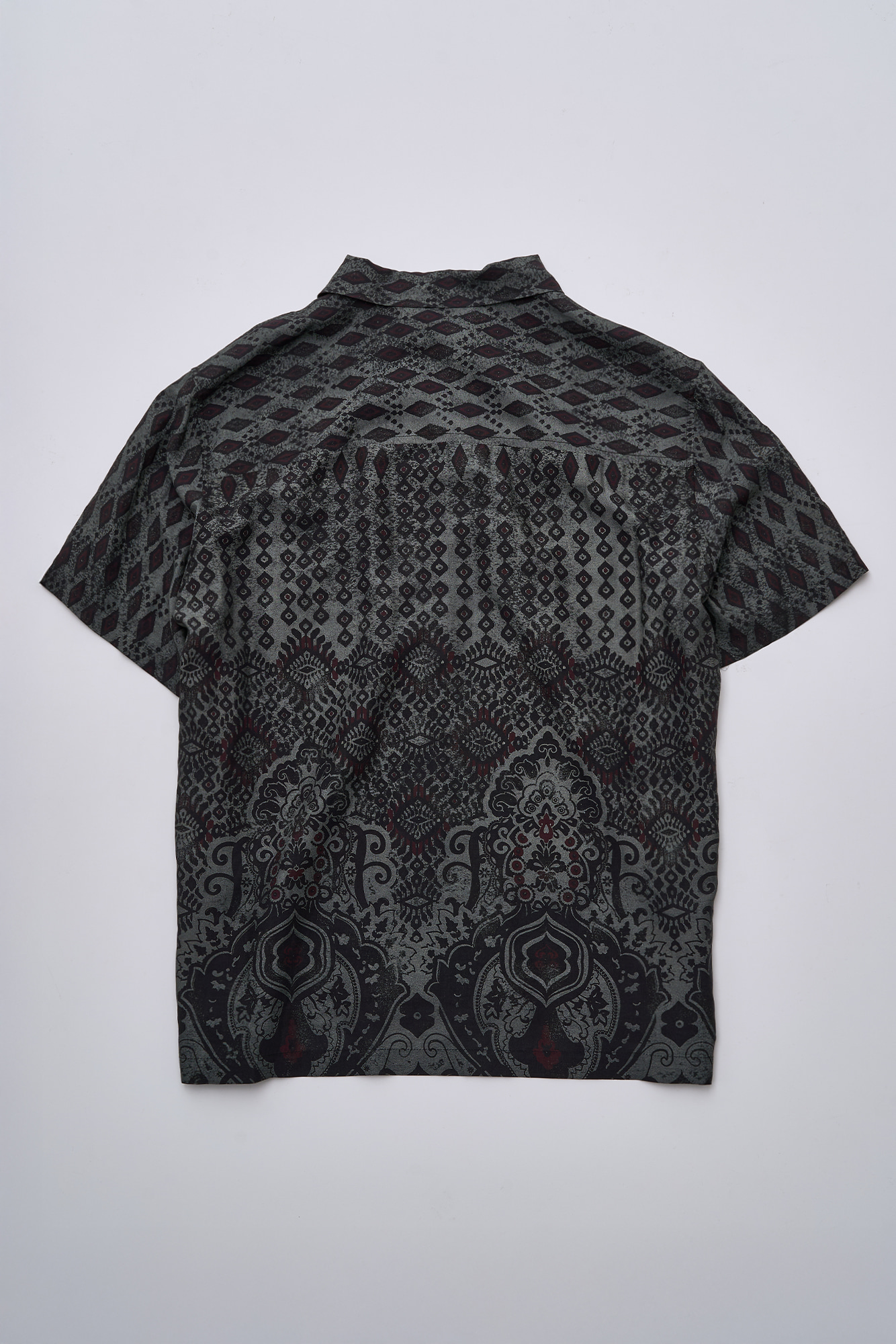 [SURFACE EDITION] FULL PRINT SHORT SLEEVE SHIRT GRAY