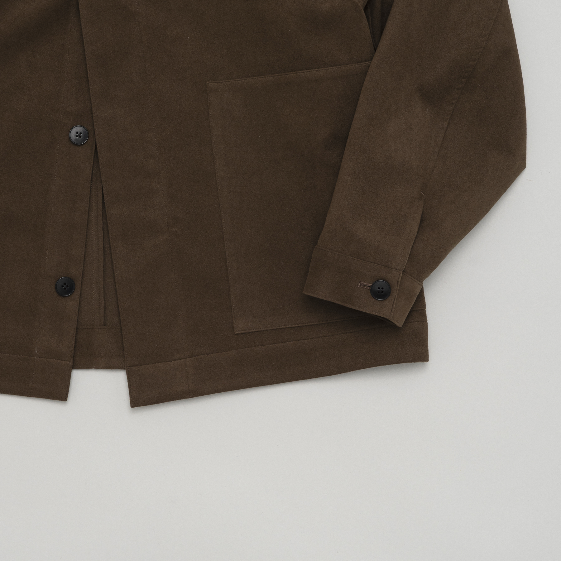 [STILL BY HAND] BL07263OS - BLOUSON BROWN 작업중