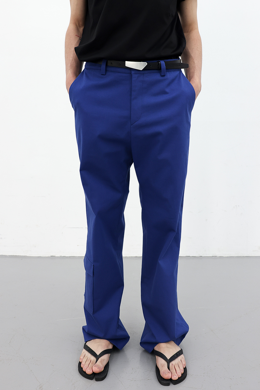 [ANYTIME LOREAK] POPPY WIDE COTTON PANTS - BLUE