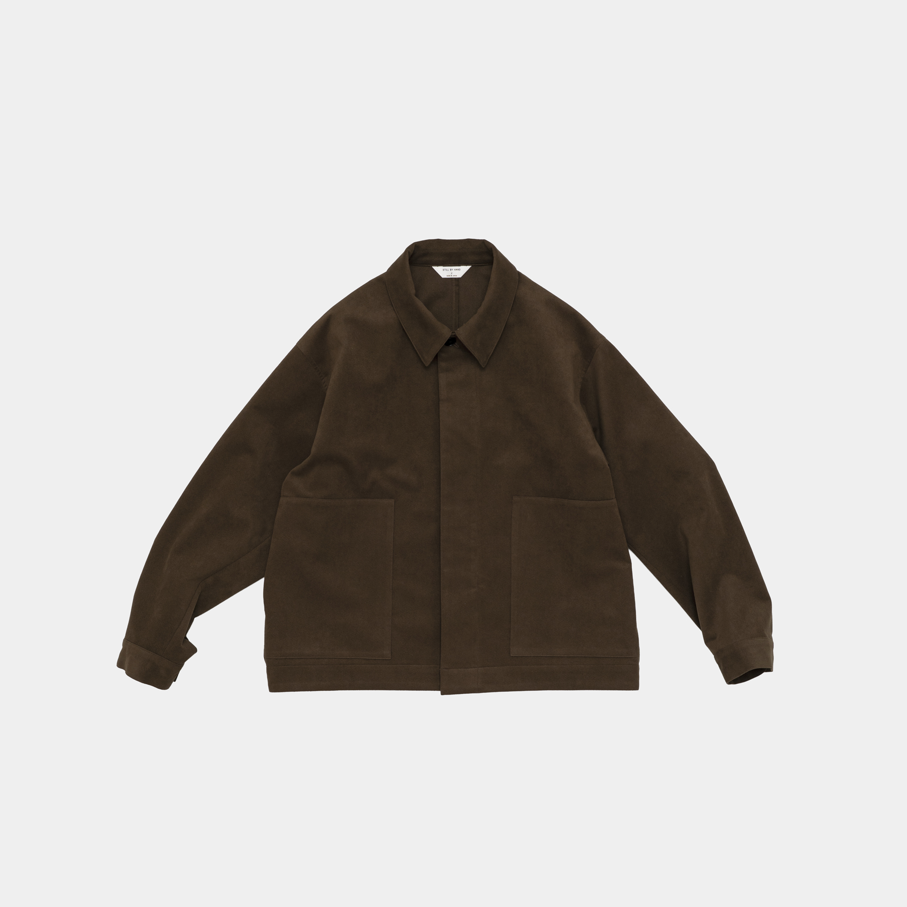 [STILL BY HAND] BL07263OS - BLOUSON BROWN 작업중