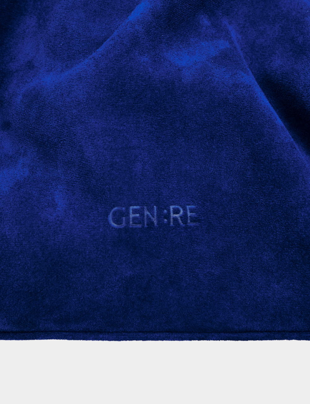 [GEN:RE] Archive Trouser Leather Bag Blue