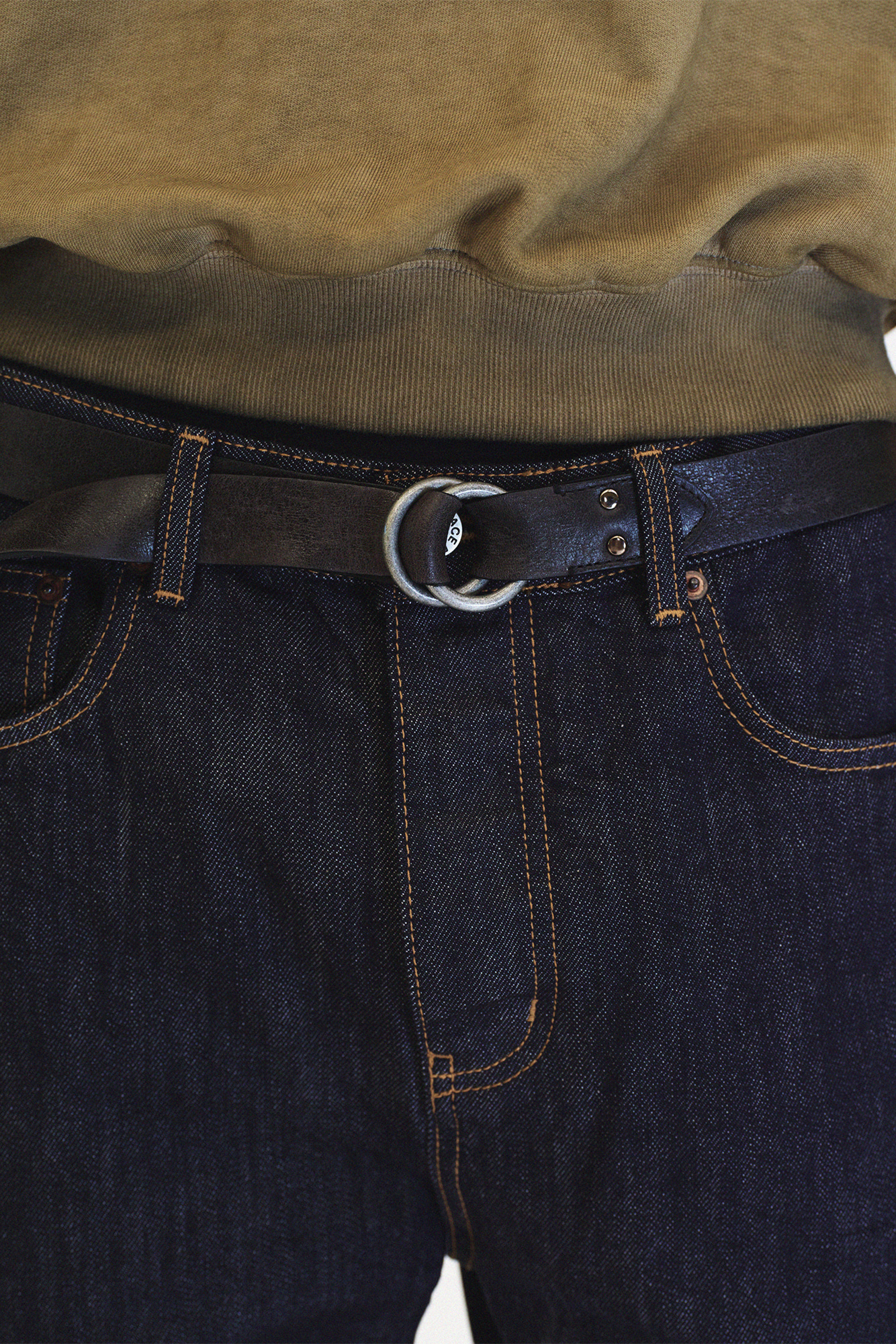 [SURFACE EDITION] PATINA O-RING BELT Black