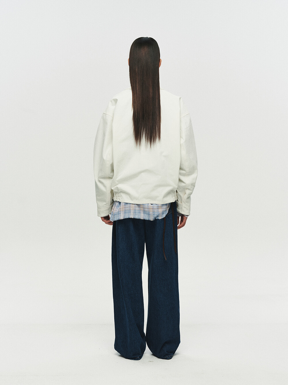 [HEUTE] MARTIN STRUCTURED BOMBER JACKET (OFF WHITE)