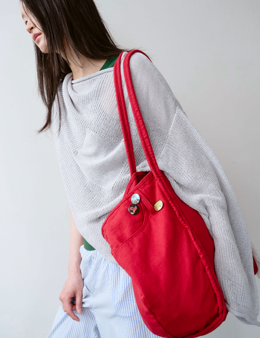 [GEN:RE] Archive Trouser Bag Red