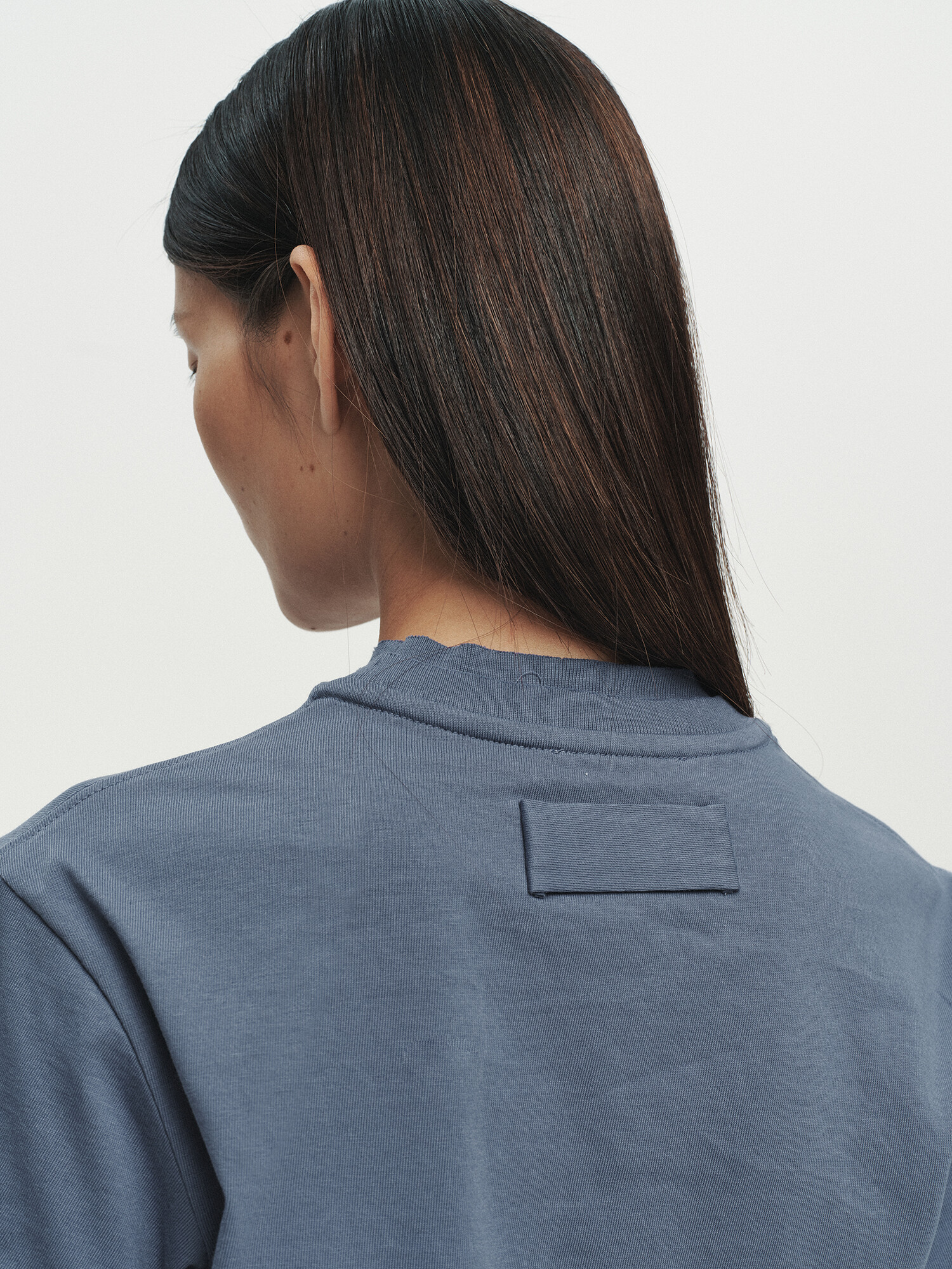 [HEUTE] CORE LAYER WAFFLE TEE (BLUE)
