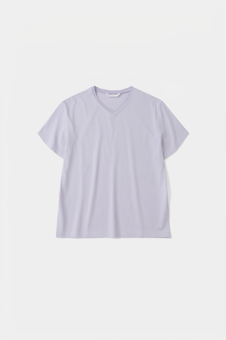 [KANGJUNGSEOK] PERMANENT FOR EVERYONE T-SHIRTS LIGHT PURPLE