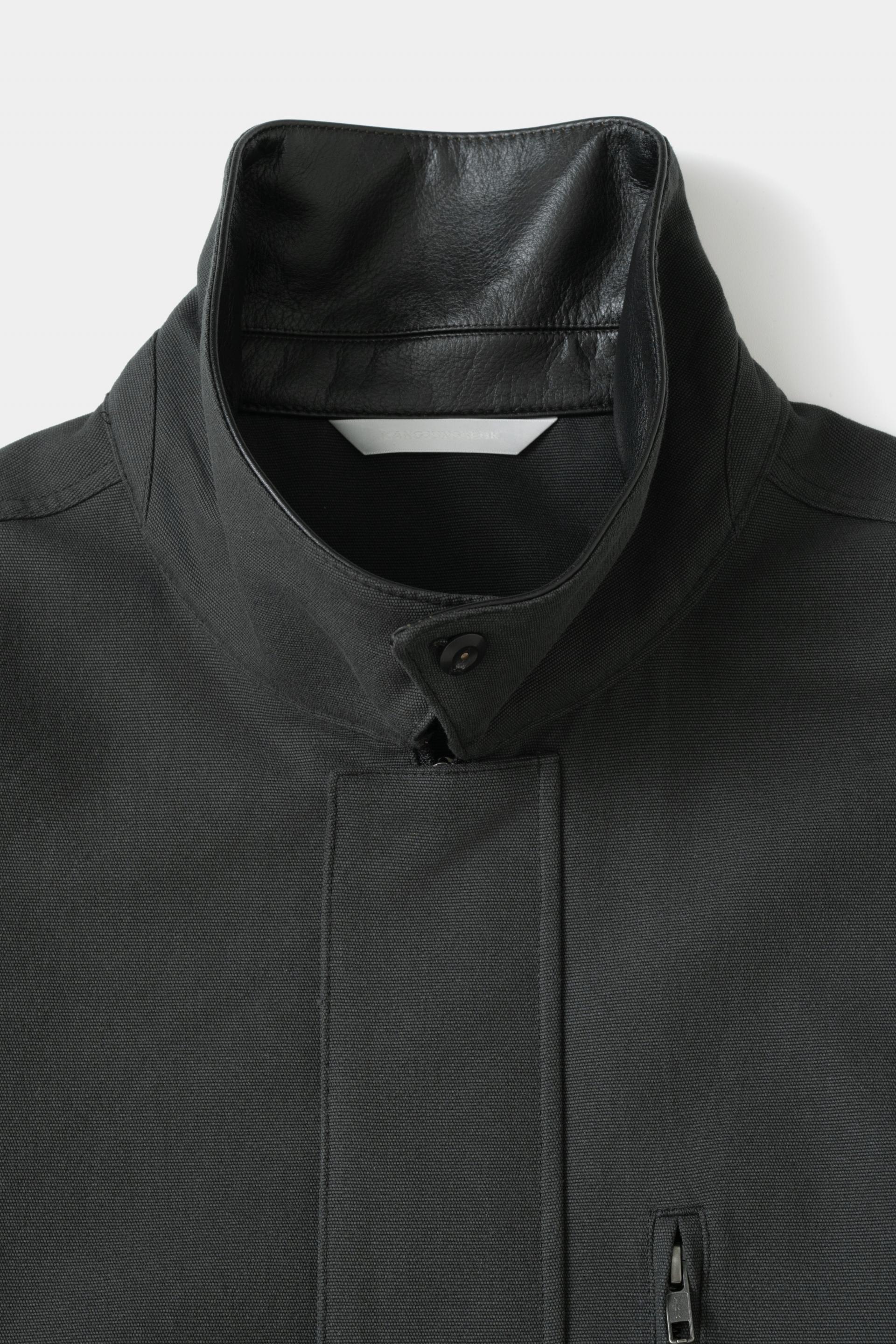 [KANGJUNGSEOK] SAFARI JACKET Navy 복제
