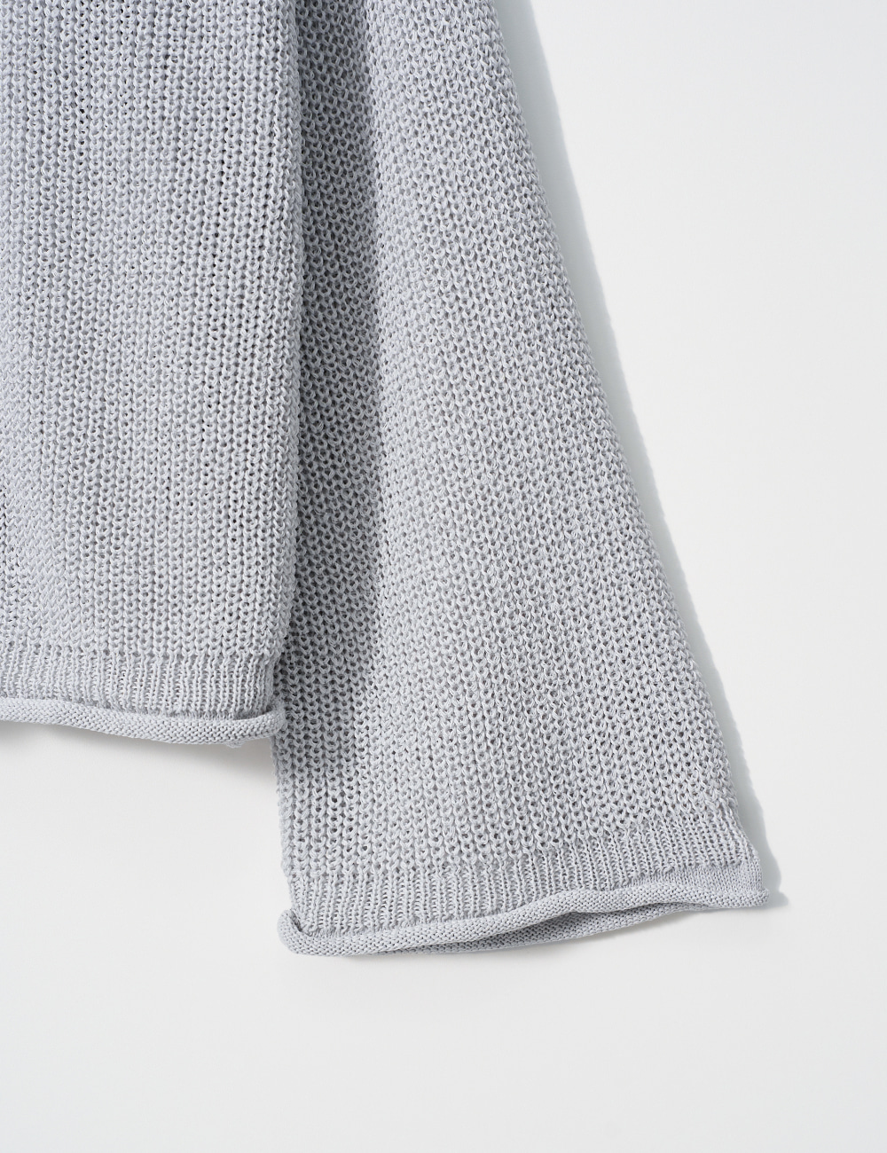 [GEN:RE] Canopy Mesh Knit Light Gray