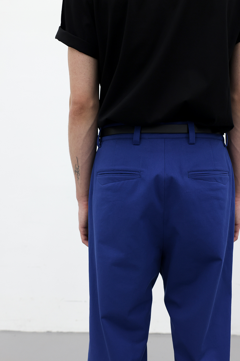 [ANYTIME LOREAK] POPPY WIDE COTTON PANTS - BLUE