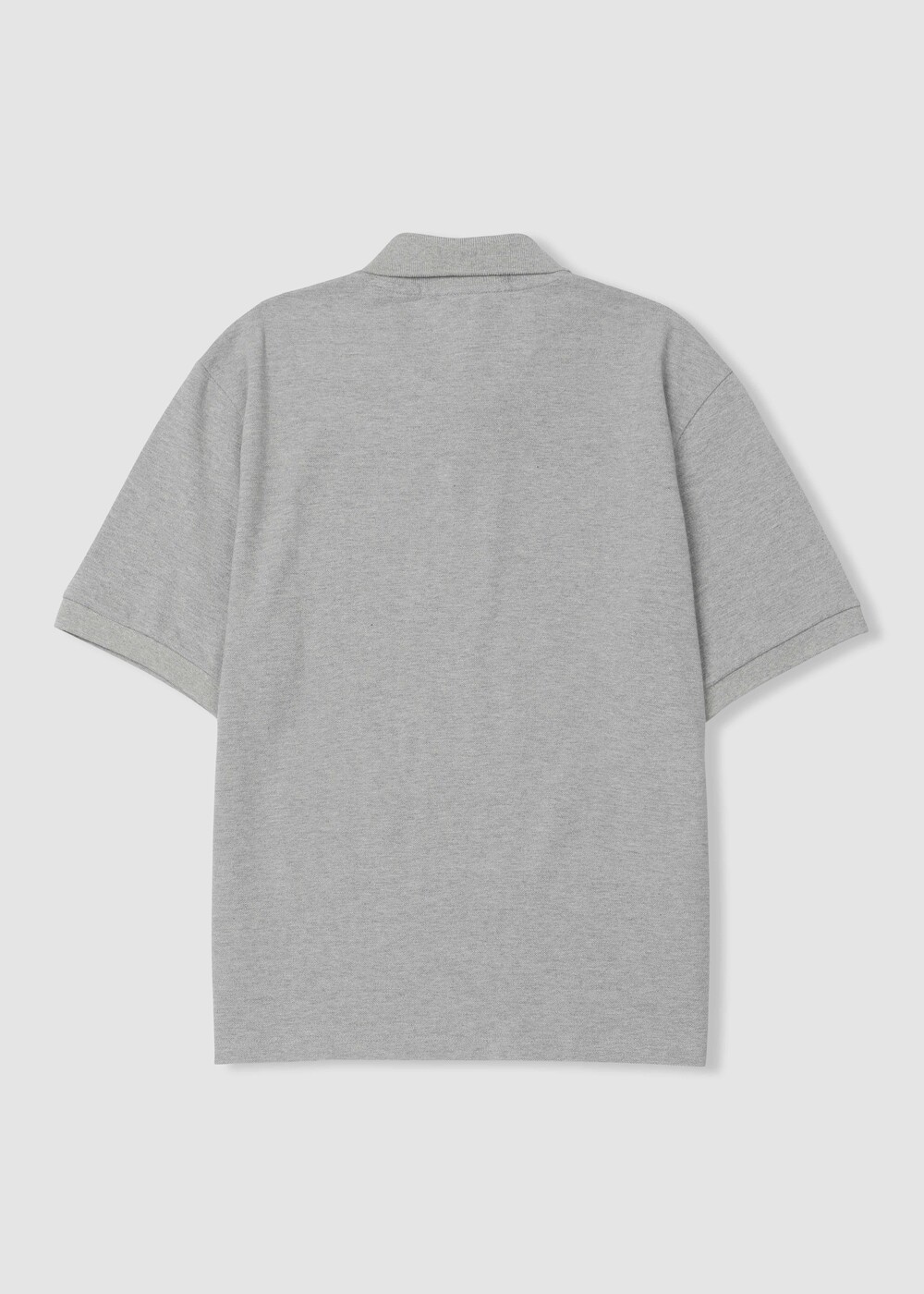 [WINDER] CLASSIC PIQUE TOP - MELANGE GREY