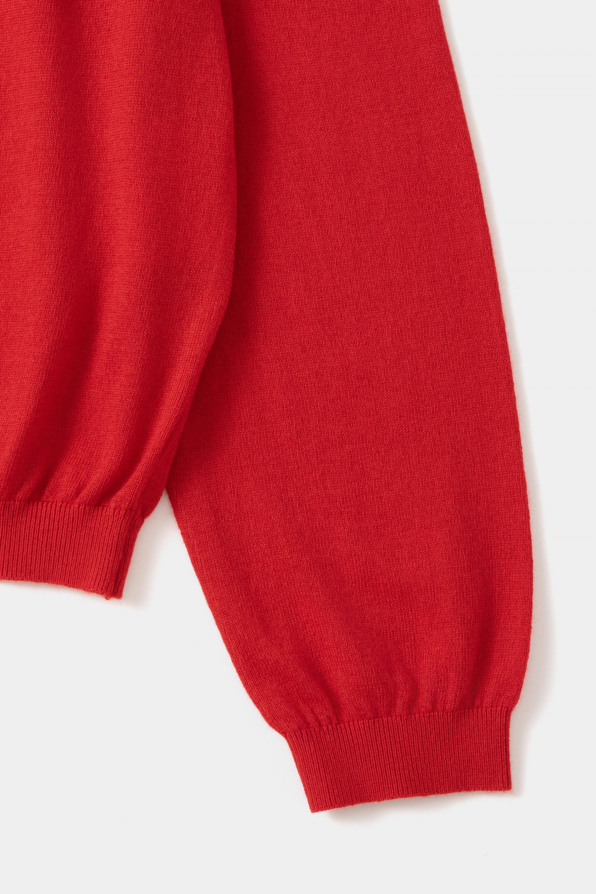 [KANGJUNGSEOK] V NECK KNIT RED