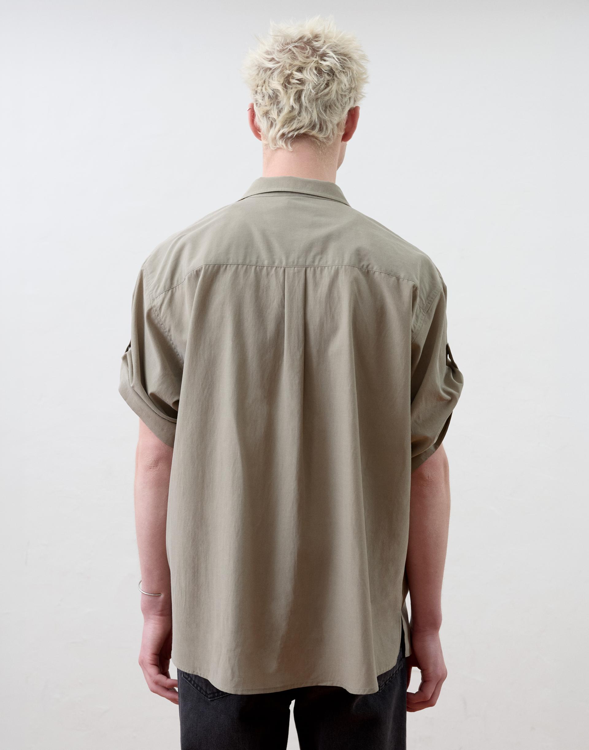 [MOOMYUNG] CITY COWBOY SHIRTS (BEIGE)
