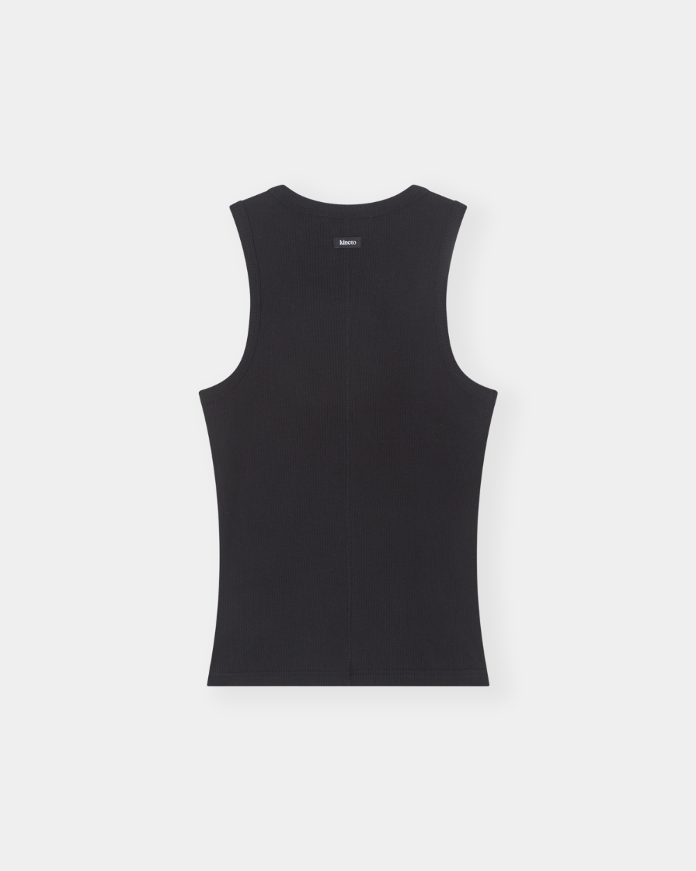 [kineto] Sleek Ribbed Sleeveless Top_Black