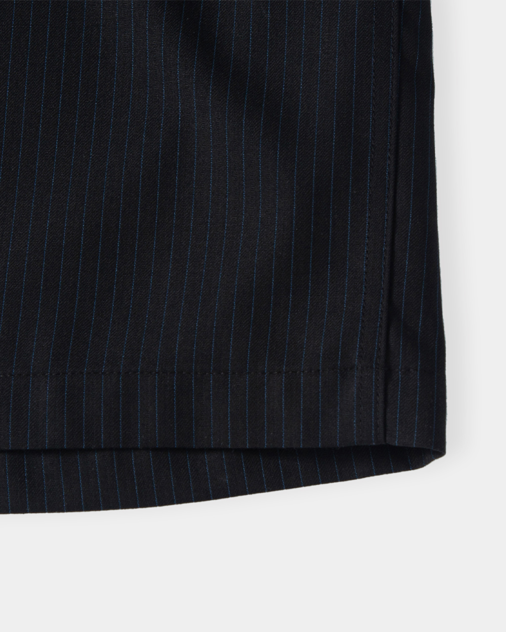 [kineto]t Refined Wool Stripe Shir_Black