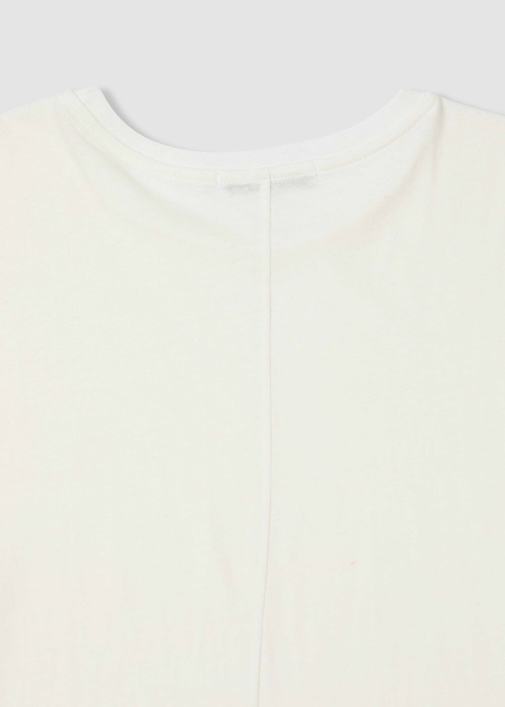 [WINDER] LINEN BLENDED T-SHIRTS - NATURAL WHITE