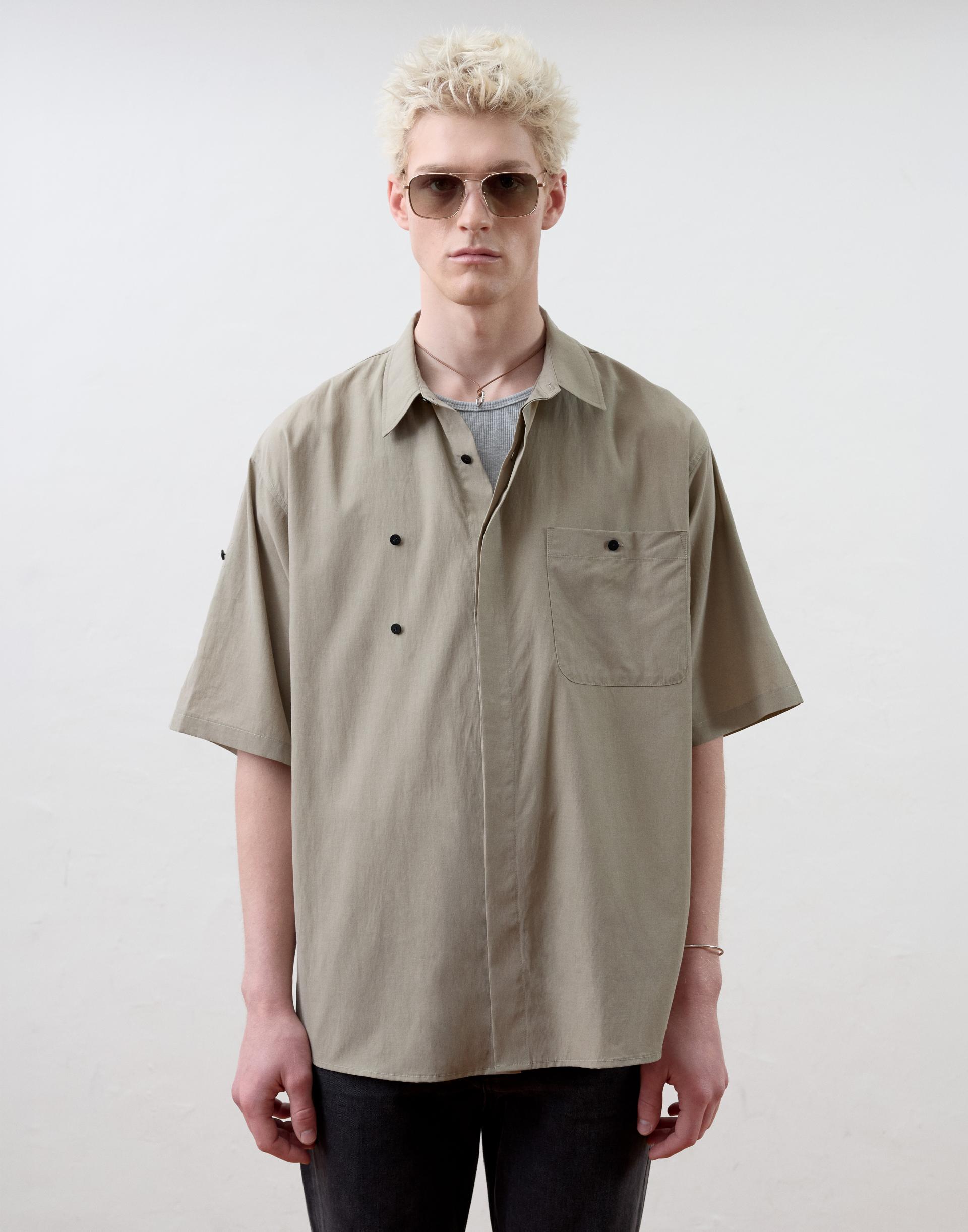 [MOOMYUNG] CITY COWBOY SHIRTS (BEIGE)