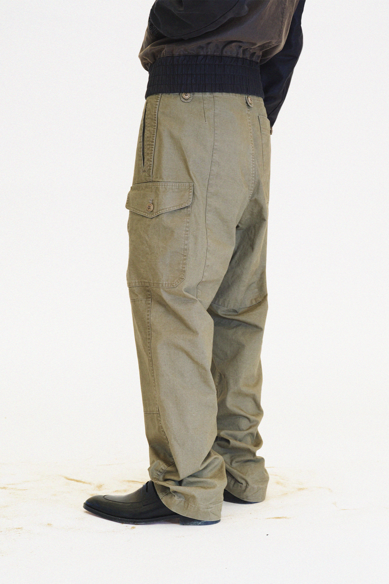 [SURFACE EDITION]WASHED COMBAT TROUSERS BEIGE