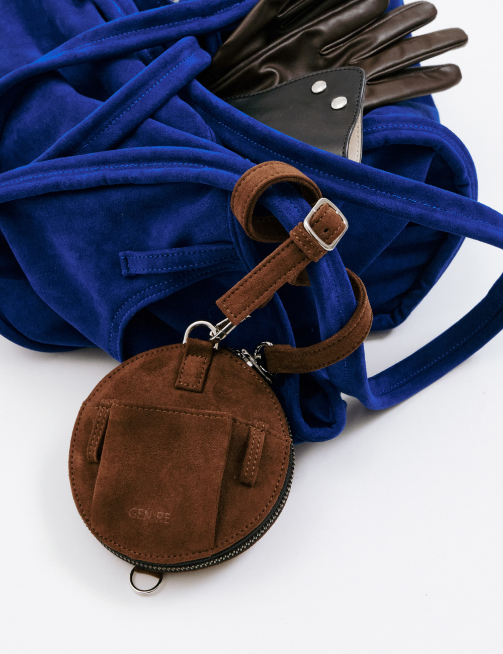 [GEN:RE] Archive Trouser Round Bag Brown