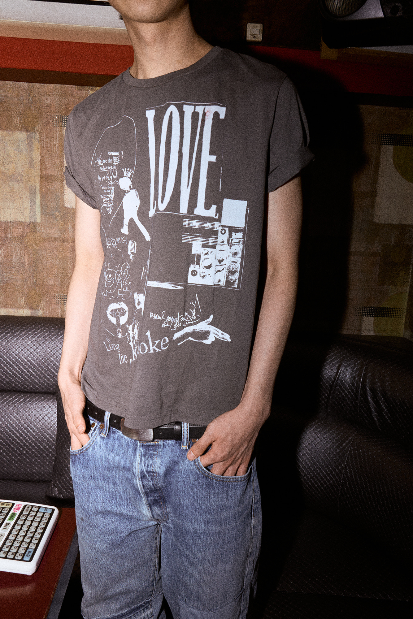 [SURFACE EDITION] LONG LIVE T-SHIRT CHARCOAL