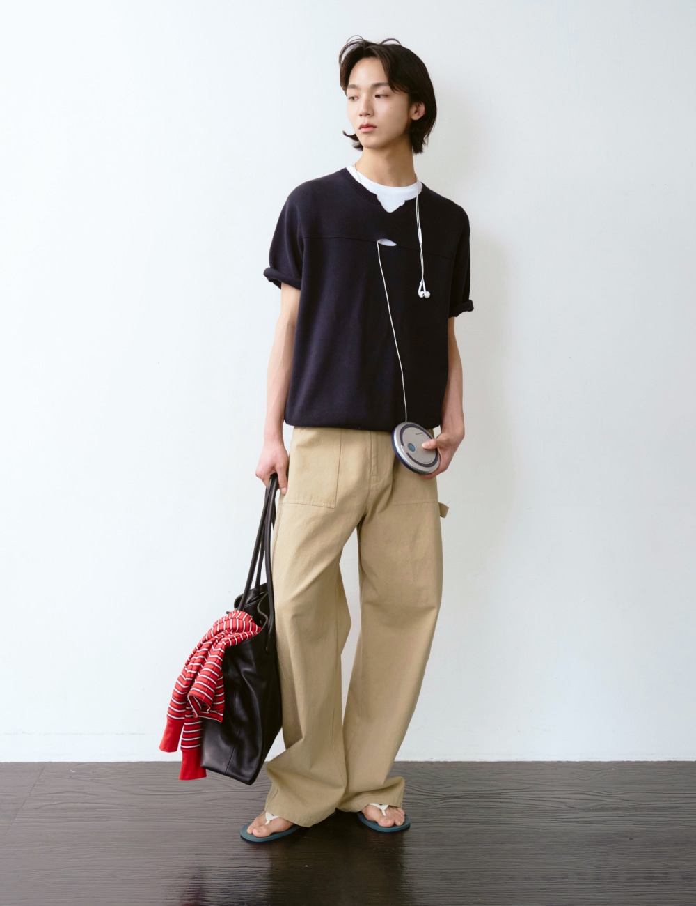 [GEN:RE] Arch Carpenter Chino Pants Beige