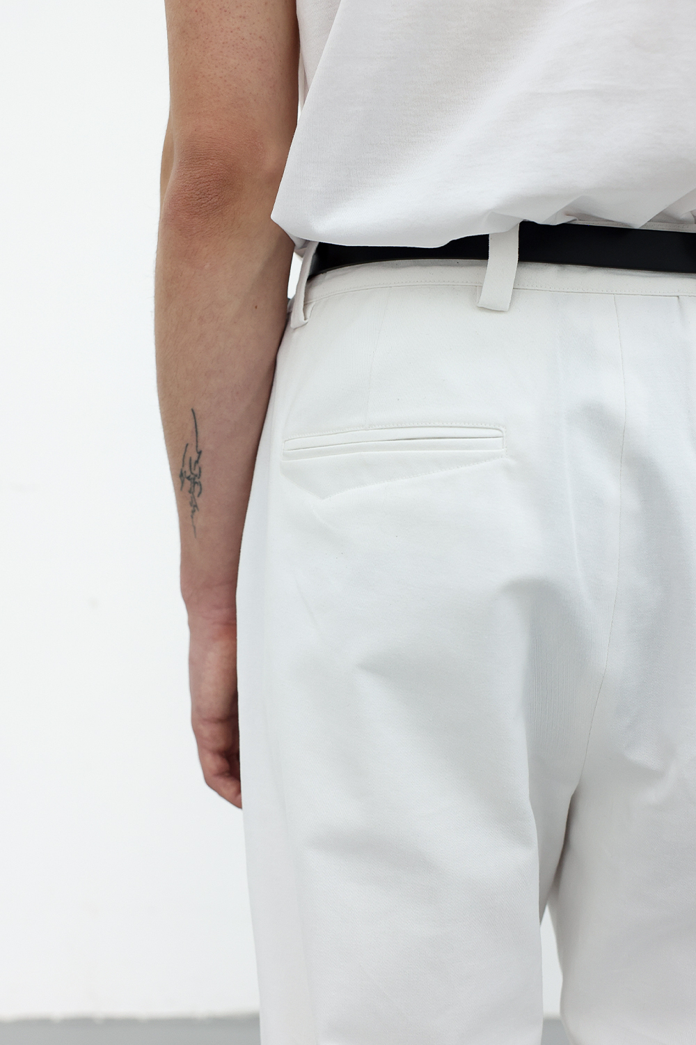 [ANYTIME LOREAK] POPPY WIDE COTTON PANTS - WHITE