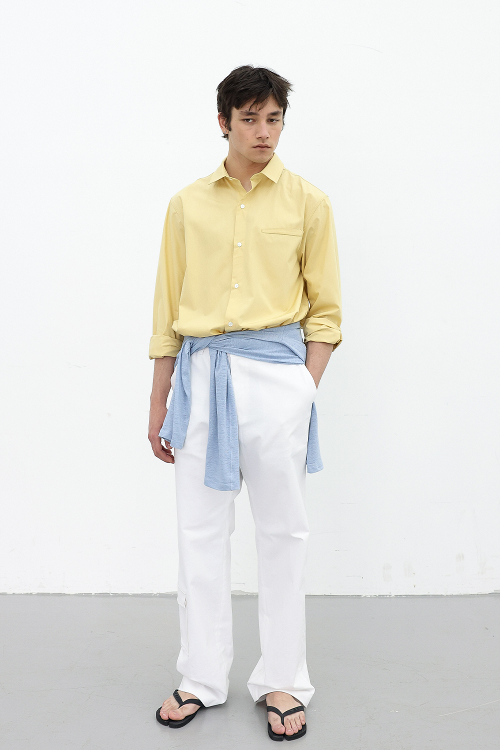 [ANYTIME LOREAK] FREESIA BLOOM SHIRT - YELLOW