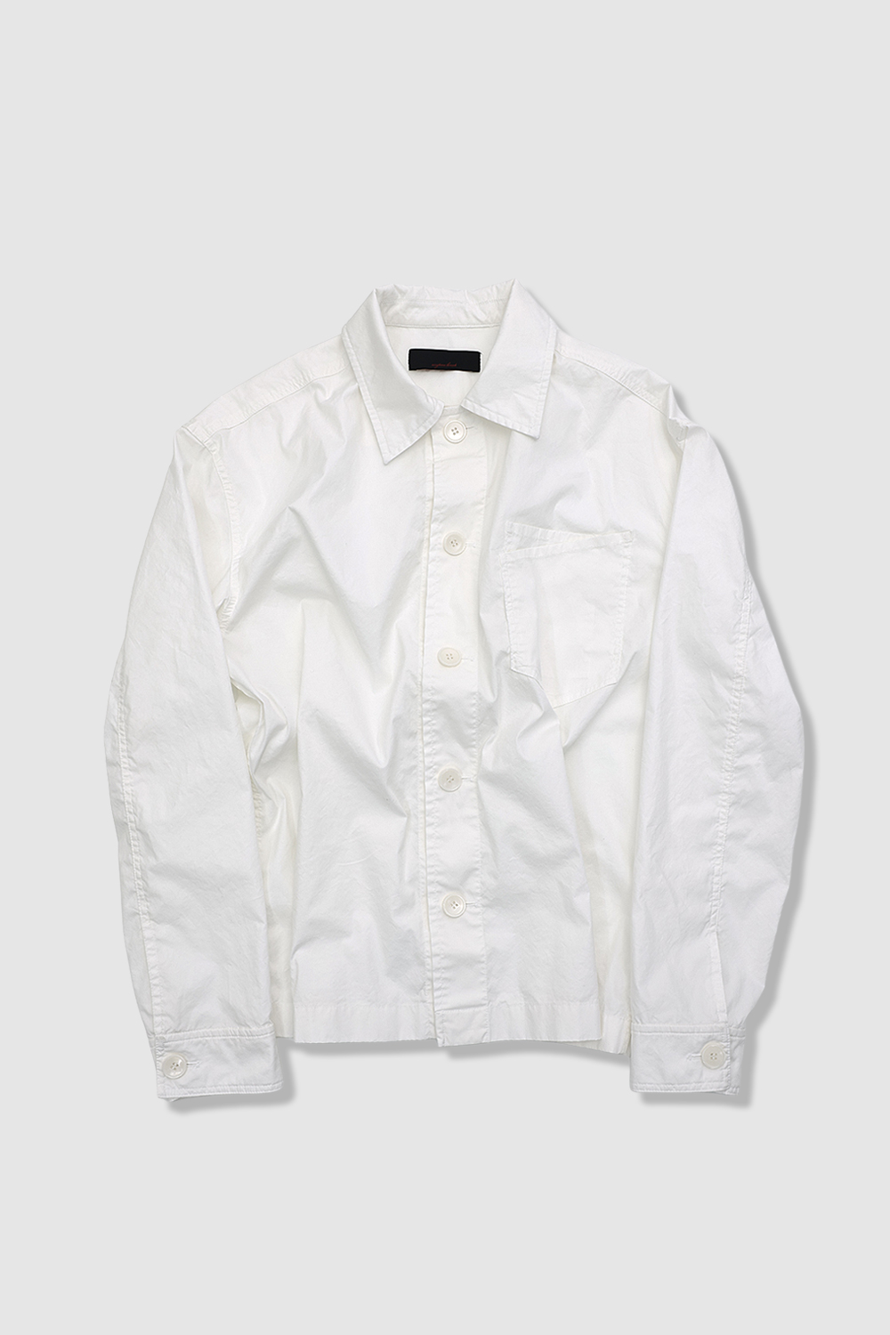 [ANYTIME LOREAK] AIRY WASHED SHIRT -WHITE
