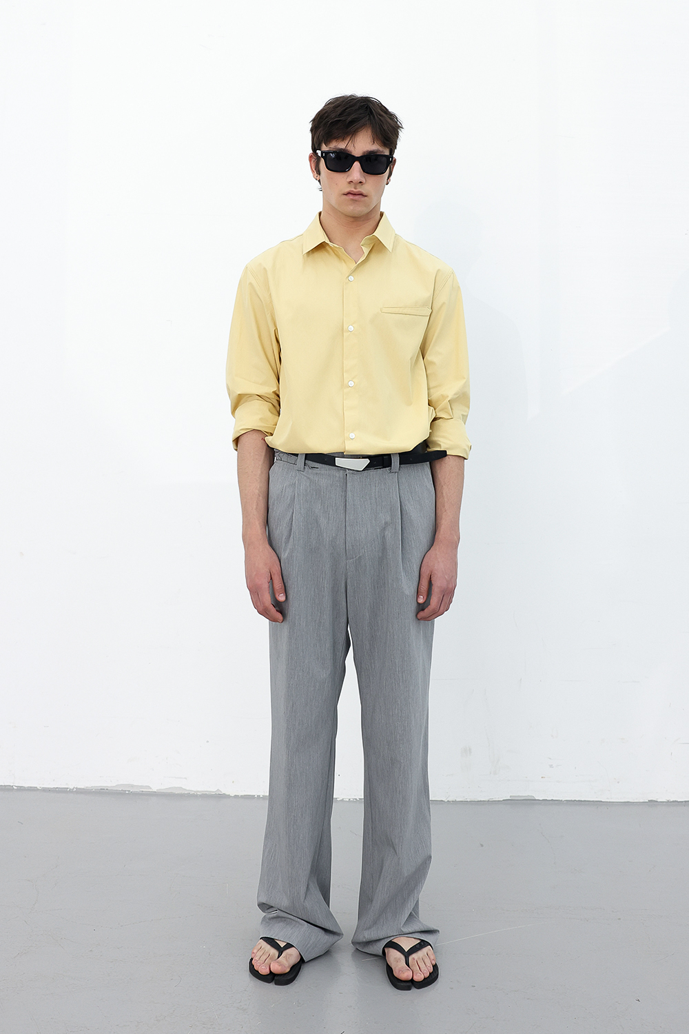 [ANYTIME LOREAK] FREESIA BLOOM SHIRT - YELLOW