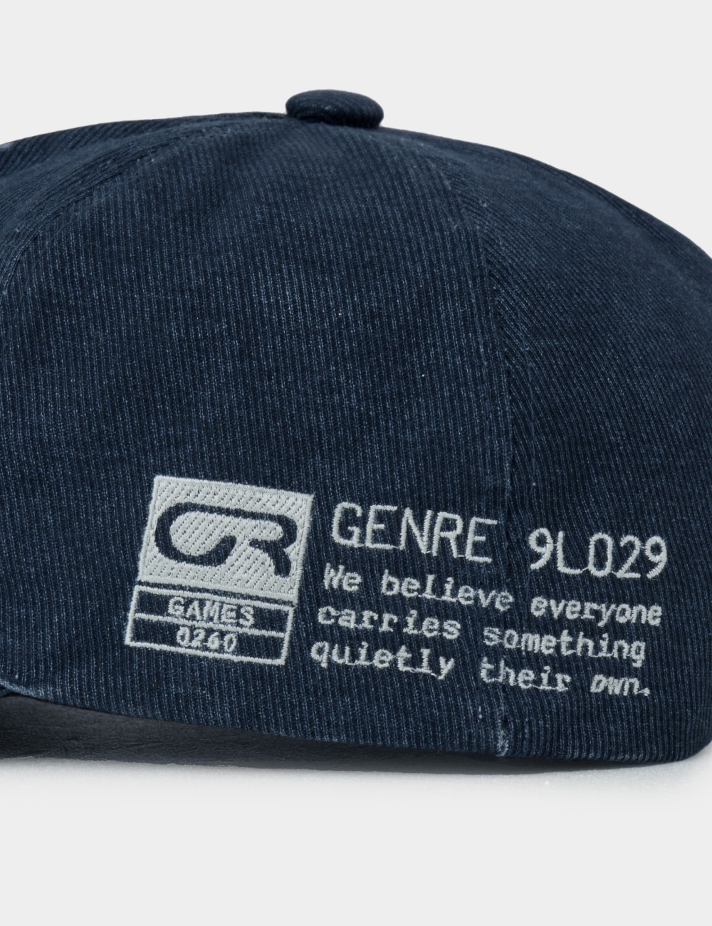 [GEN:RE] Play Homage Washed Ball Cap Navy
