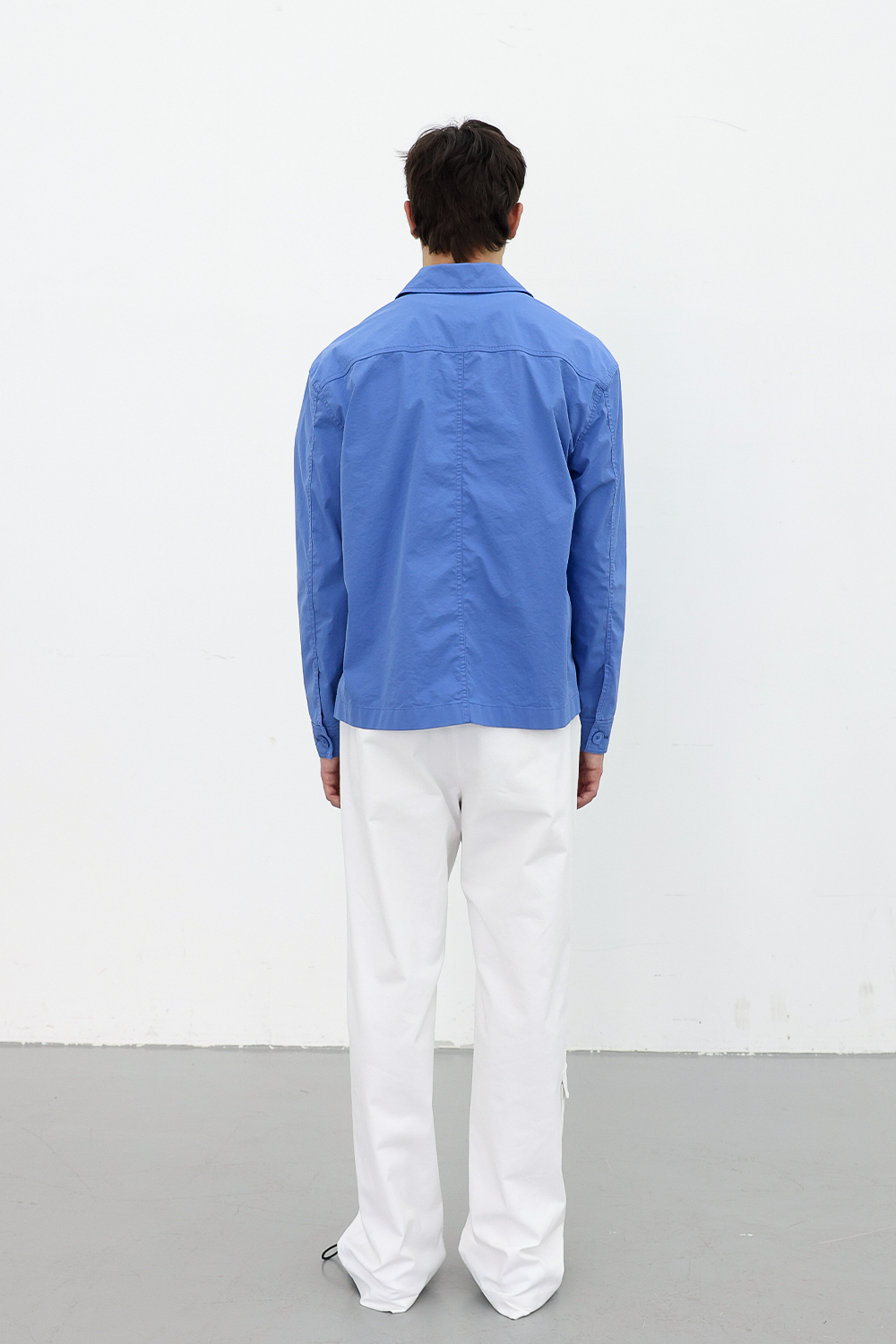 [ANYTIME LOREAK] AIRY WASHED SHIRT - BLUE