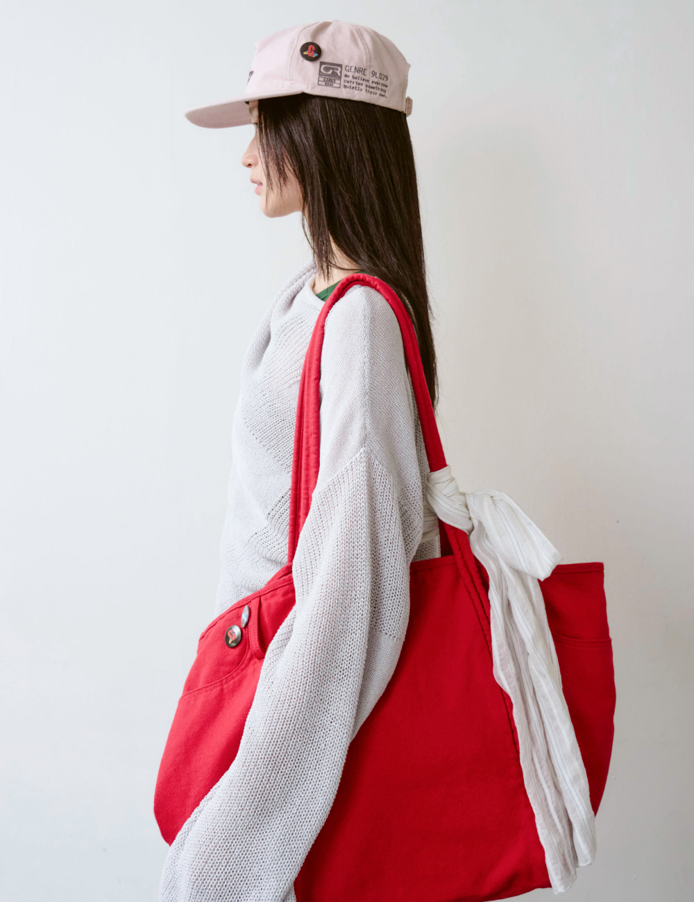 [GEN:RE] Archive Trouser Bag Red