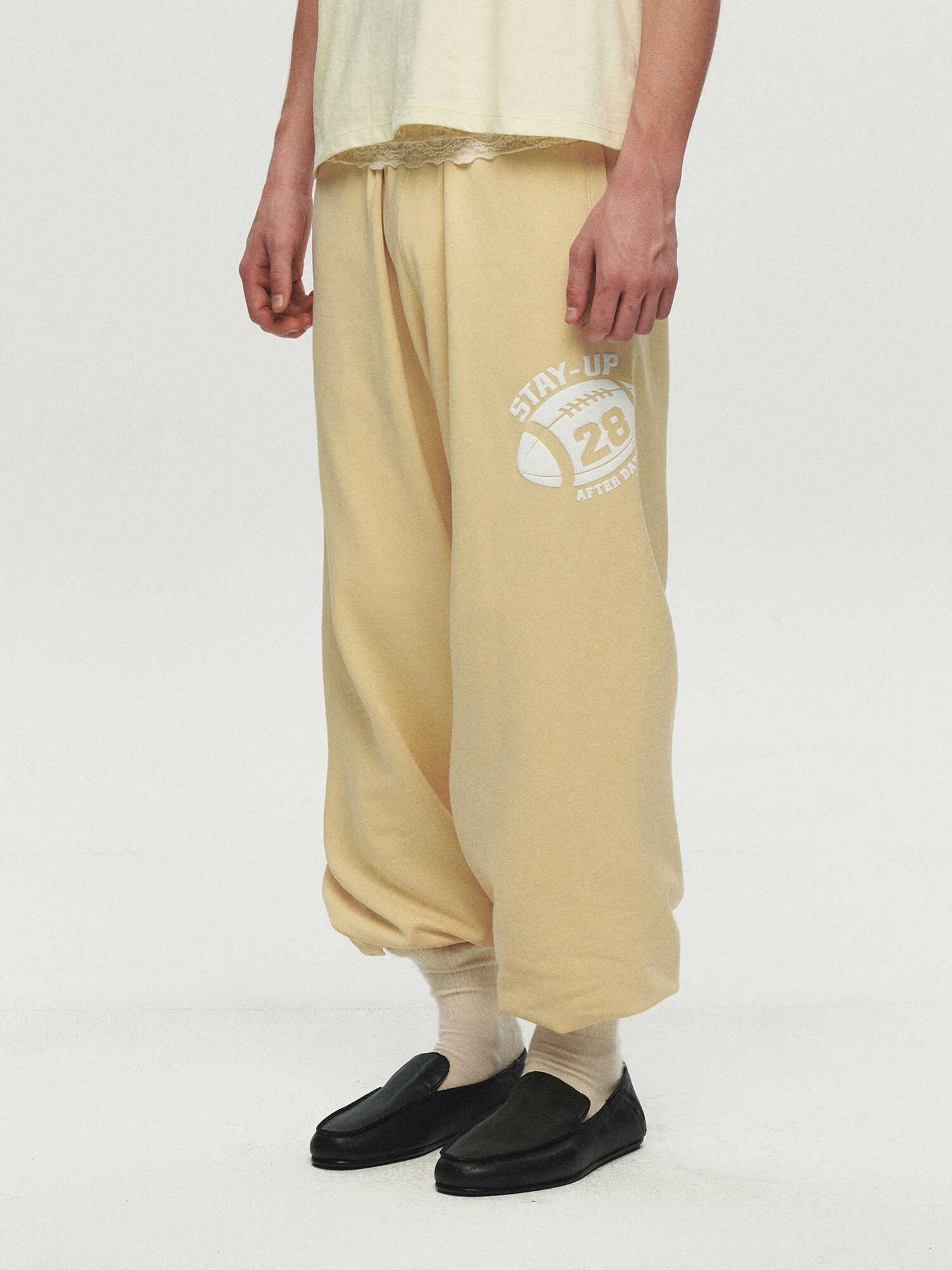 [HEUTE] STAY UP SWEATPANTS (YELLOW)