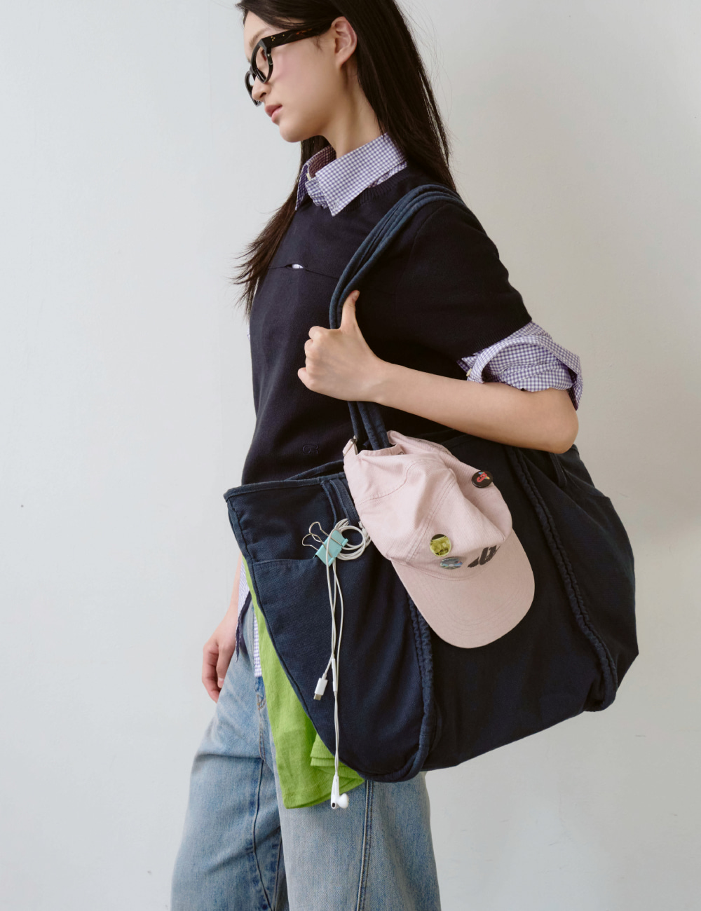 [GEN:RE] Archive Trouser Bag Navy