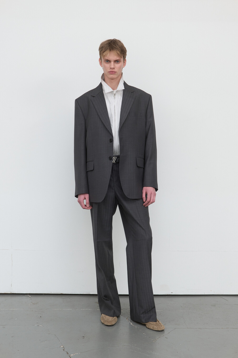[WINDER] CORE SINGLE TAILORED JACKET - CHARCOAL